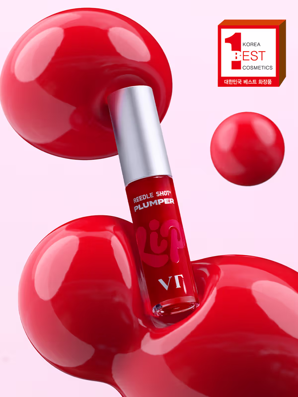 [02 Pure Red] VT Riddle Shot Essence Lip Plumper de Daiso