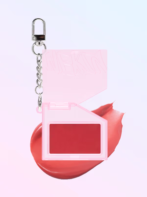 Lip & Cheek Keyring 02 Rich Rosy de Daiso