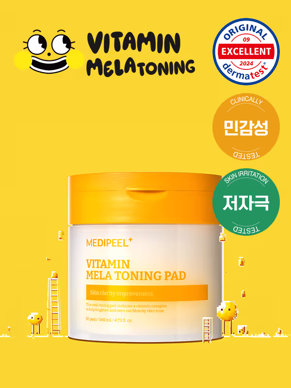 Pads Vitamina Mela Toning 2.0 140 ml / 50 uds de Daiso