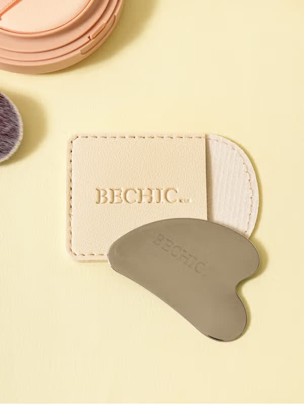 Set espátula maquillaje corazón de Daiso