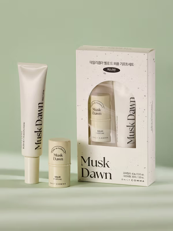 Set regalo perfume Musk Dawn (perfume sólido + crema perfume) de perfume sólido + crema perfume