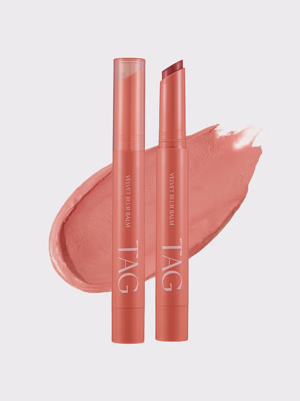 Velvet Blur Balm 01 Merlin Peach de Daiso